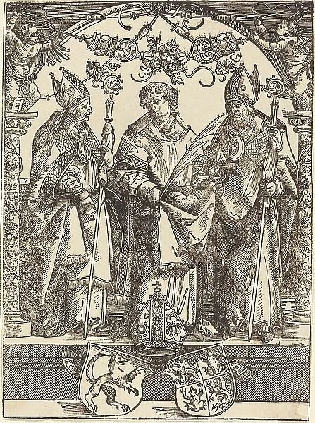 Saints Maximilian, Stephen, and Valentine, 1514. Creator: Wolf Traut