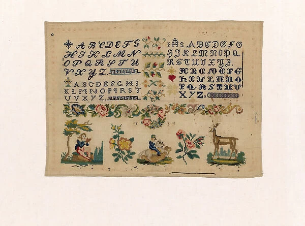 Sampler, Italy, 1801  /  75. Creator: Unknown