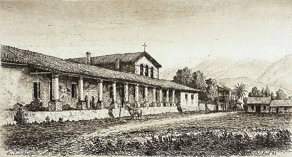 San Luis Obispo de Tolozo, published in 1883. Creator: Henry Chapman Ford