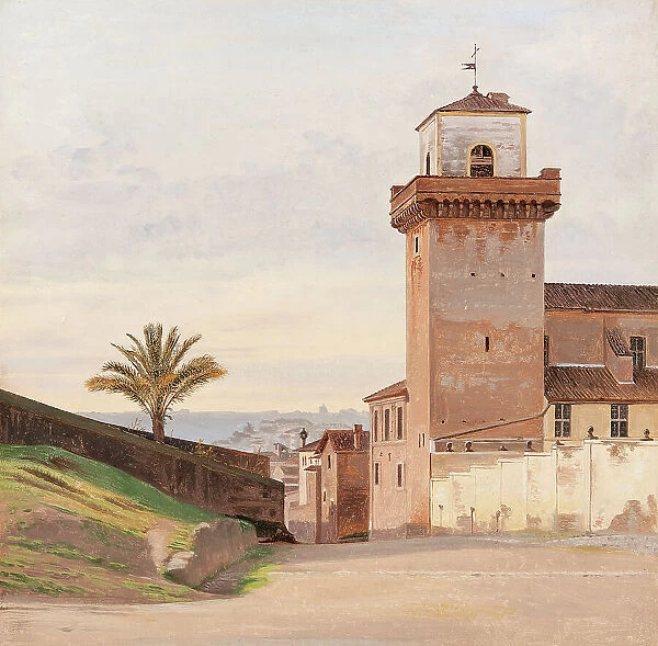 San Pietro in Vincoli, Rome, 1836. Creator: Constantin Hansen