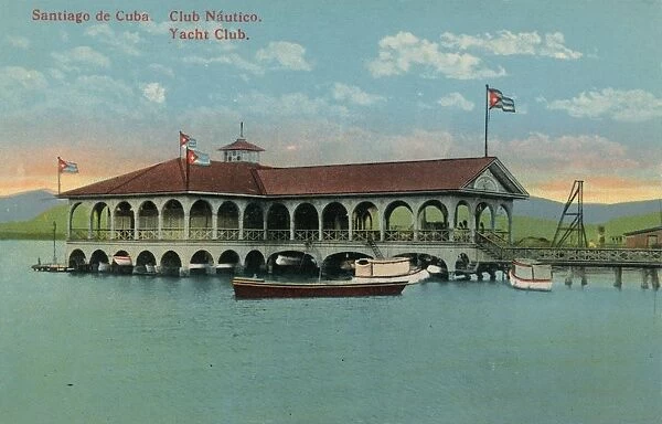 Santiago de Cuba. Club Nautico. Yacht Club, c1910