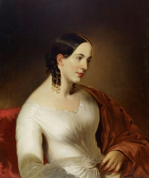 Sarah Malvina Allen Heald (Mrs. Wm. Henry Heald) (1824-1854), c1844. Creator: Alfred Jacob Miller