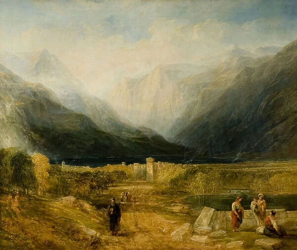 Sarazana, North Italy, 1837-1840. Creator: Frederick Henry Henshaw