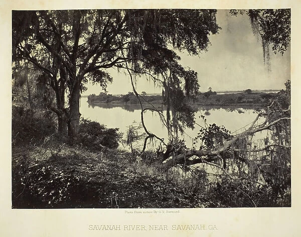 Savannah River, near Savannah, GA, 1866. Creator: George N. Barnard