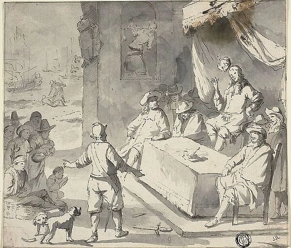 Scene from Dutch History: Supplicants before Ruler, n.d. Creator: Romeyn de Hooghe