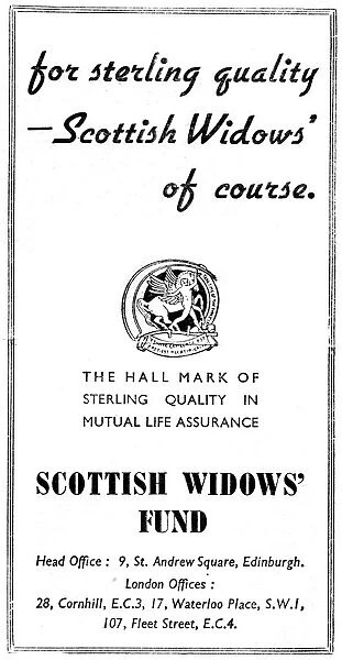 Scottish Widows Fund, 1938