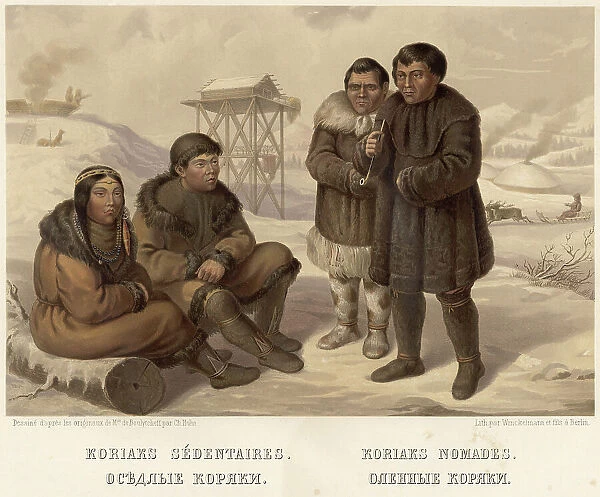 Sedentary Koryaks. Reindeer Koryaks, 1862. Creator: Karlis Huns