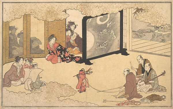Seeing a Performance, 1789. Creator: Kitagawa Utamaro