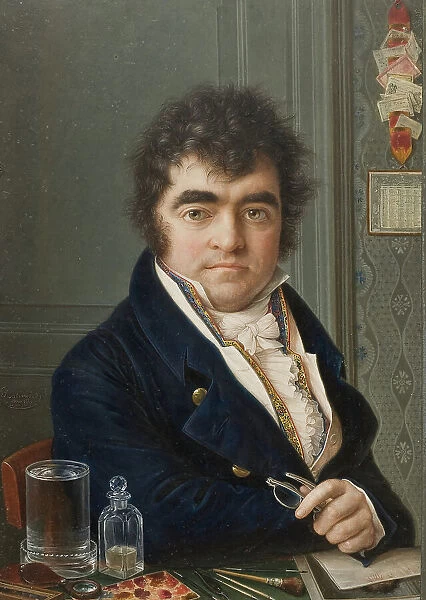 Self-portrait, 1817. Creator: Louis-Marie Autissier