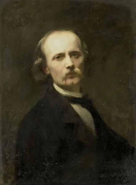 Self-Portrait, 1869. Creator: Johan Georg Schwartze