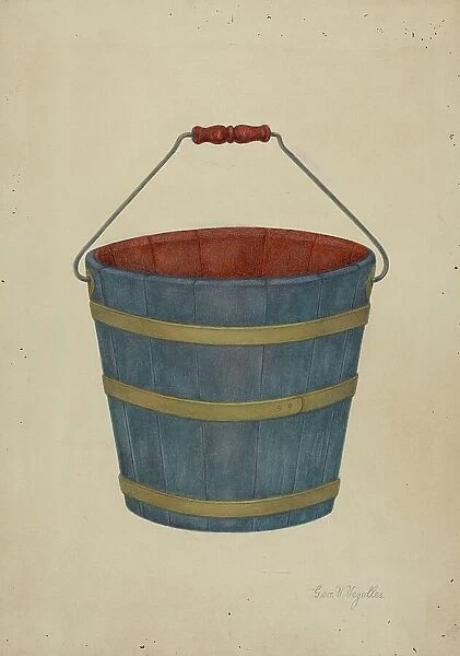 Shaker Bucket, 1941. Creator: George V. Vezolles