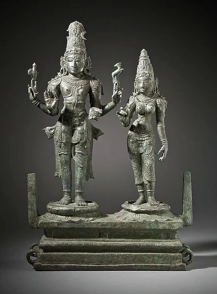 Shiva and Parvati, 13th century. Creator: Unknown