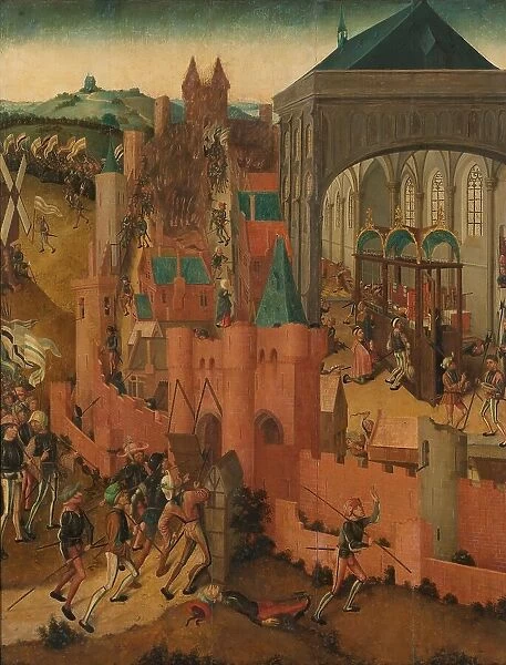 The Siege of Rhenen, c.1499-c.1525. Creator: Master of Rhenen
