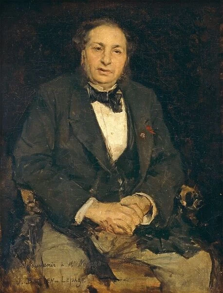Simon Hayem, 1875. Creator: Jules Bastien-Lepage