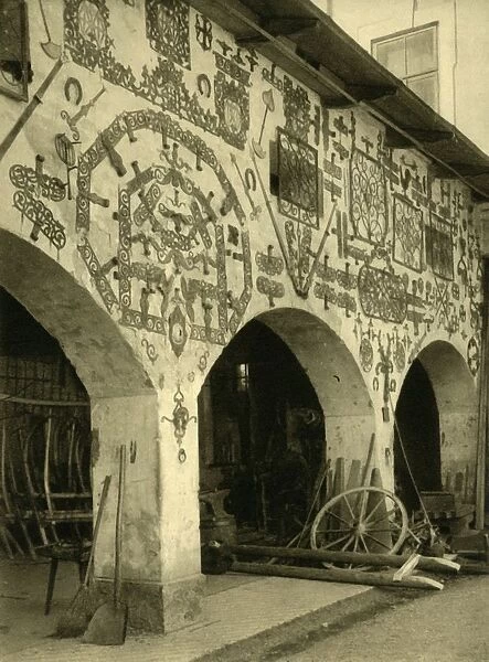 Smithy at Admont Abbey, Austria, c1935. Creator: Unknown