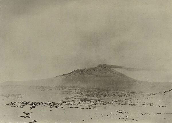Smoke streaming from the Crater of Erebus, c1908, (1909)