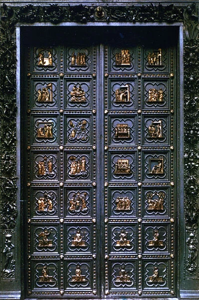 South Door of the Baptistry of San Giovanni, 1336. Artist: Andrea Pisano