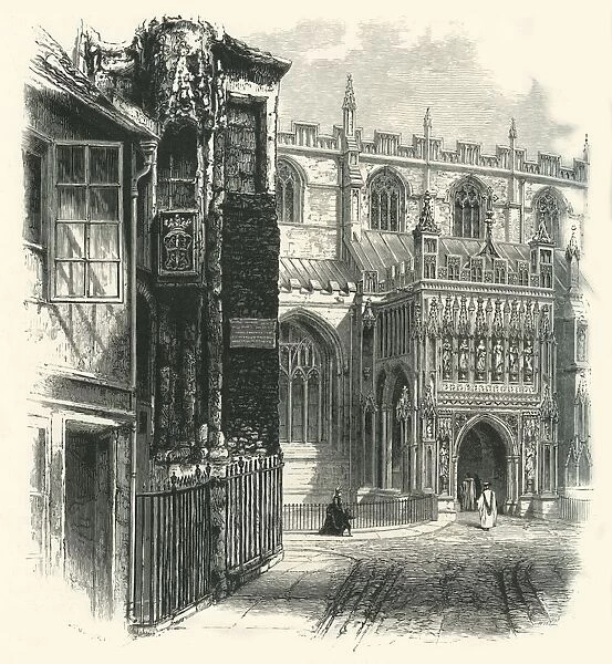 The South Porch, Gloucester Cathedral, c1870