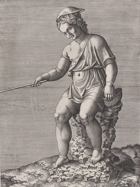 Speculum Romanae Magnificentiae: The Little Angler, 1567. 1567. Creator: Anon