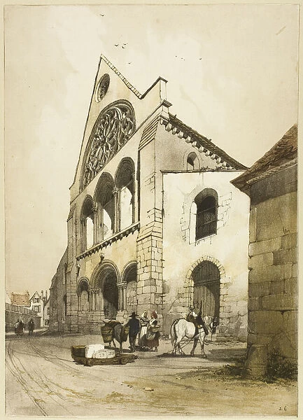 St. Andre, Chartres, 1839. Creator: Thomas Shotter Boys