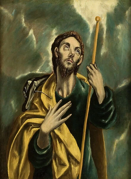 St James the Greater as a Pilgrim. Creator: School of El Greco
