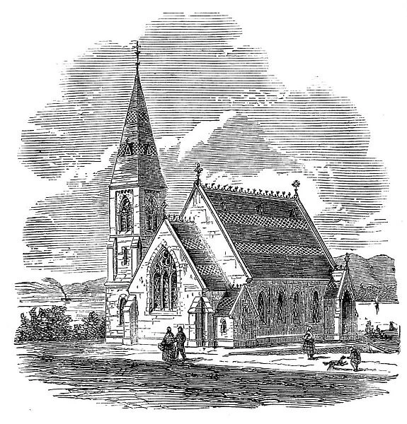 St. John's Episcopal Church, Oban, Argyleshire, 1864. Creator: Unknown