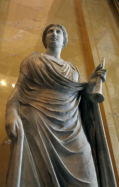 Statue of Euterpe, Muse of Poetry