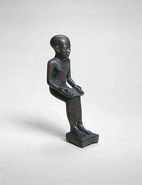 Statuette of Imhotep, Egypt, Ptolemaic Period (305-30 BCE). Creator: Unknown
