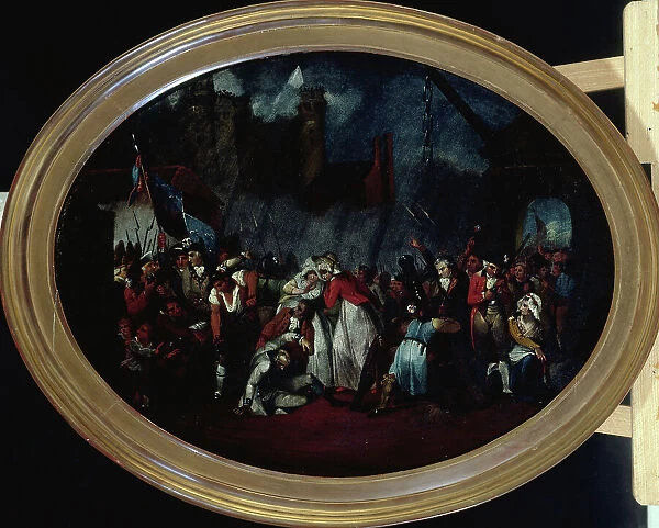 Storming of the Bastille, July 14, 1789. Creator: Henry Singleton