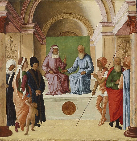 The Story of Susanna: The Elders as Judges, c1488-90. Creator: Lorenzo Costa
