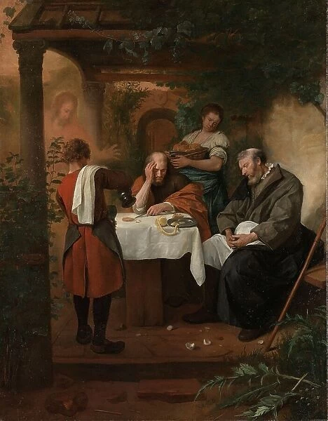Supper at Emmaus, c.1665-c.1668. Creator: Jan Steen