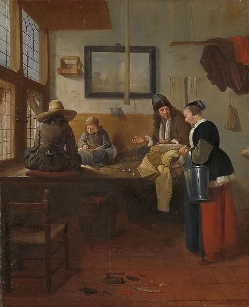 The Tailor's Workshop, 1661-1662. Creator: Gerritsz Quiringh van Brekelenkam