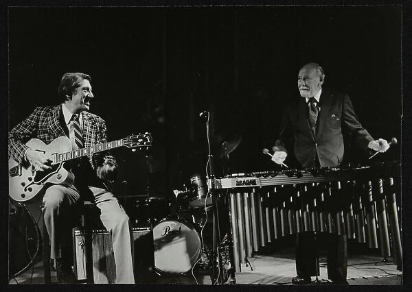 Tal Farlow (guitar) and Red Norvo (vibraphone) playing at Wallingford, Oxfordshire, 1981