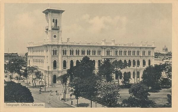 Telegraph Office, Calcutta, c1900. Artist: Johnston & Hoffmann