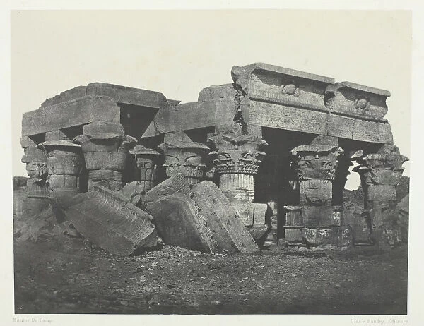 Temple d Ombos, Haute-Egypte, 1849  /  51, printed 1852. Creator: Maxime du Camp