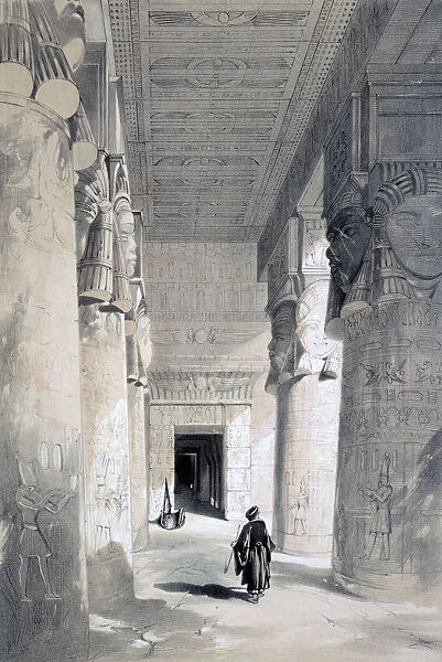 Temple of Denderah, Egypt, 19th century. Artist: Henry Pilleau