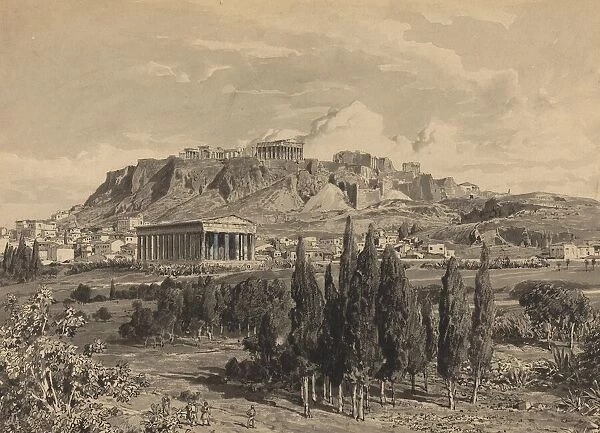 Temple of Hyphaestus, 1890. Creator: Themistocles von Eckenbrecher