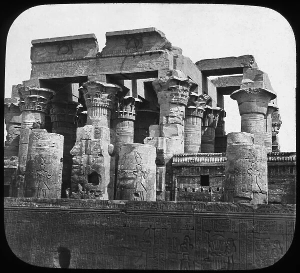 Temple of Kom Ombo, Egypt, c1890. Artist: Newton & Co