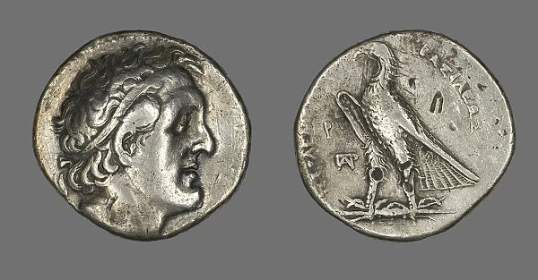 Tetradrachm (Coin) Portraying Ptolemy I Soter, 305-284 BCE and later. Creator: Unknown