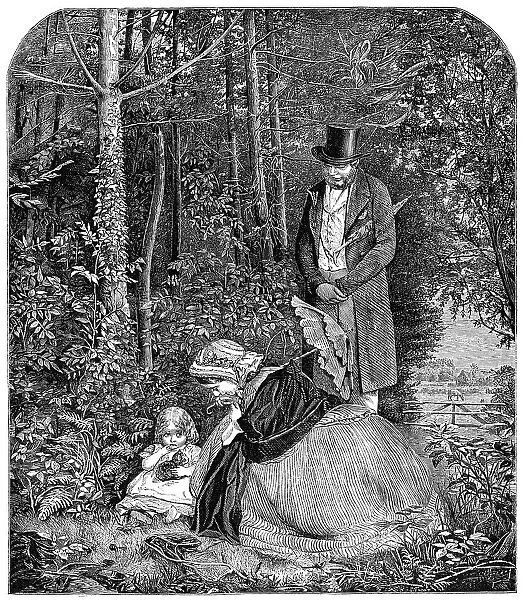 'The Wanderer', by J. Clark, 1862. Creator: Unknown. 'The Wanderer', by J. Clark, 1862. Creator: Unknown