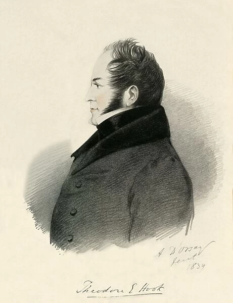 Theodore E. Hook, 1839. Creator: Alfred d Orsay