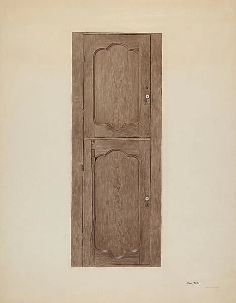 Three-cornered Safe, c. 1939. Creator: Pearl Davis