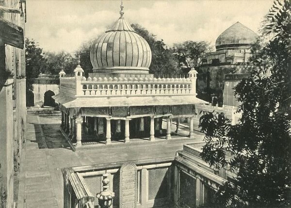 Tombs of Princess Jahanara and Nizam-Ud-Din at Delhi. Creator: The Arch Photo-Works of India
