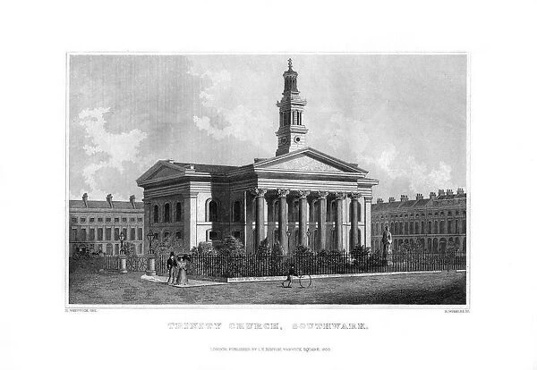 Trinity Church, Southwark, London, 1830. Artist: R Winkles