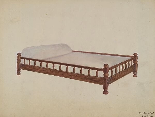 Trundle Bed, 1935  /  1942. Creator: Mattie P. Goodman