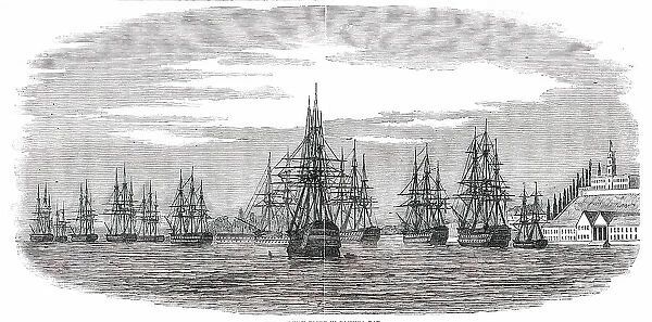 The Turkish Fleet in Bashika Bay, 1850. Creator: Unknown