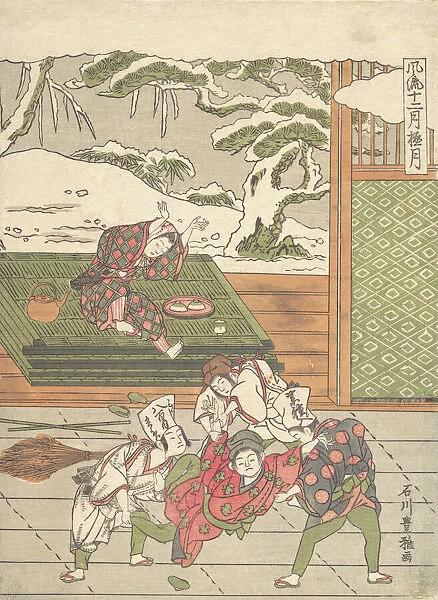 The Twelfth Month, ca. 1767. Creator: Ishikawa Toyomasa