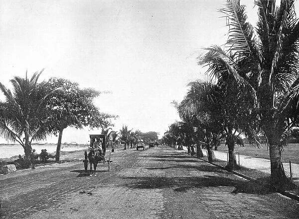 Une rue a Manille;Les Terres Du Pacifique, 1914. Creator: Unknown