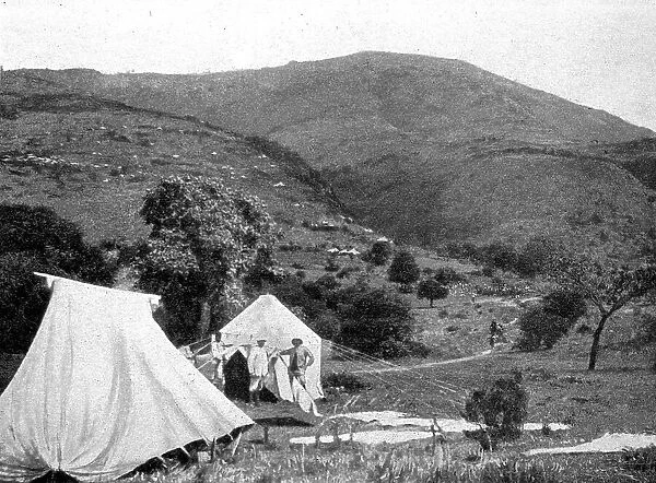 Une vue des montagnes de l'Abyssinie; Le Nord-Est Africain, 1914. Creator: Charles Chusseau-Flaviens