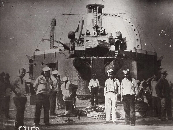 Uprising on the battleship Potemkin, Constanta, Romania, 1905